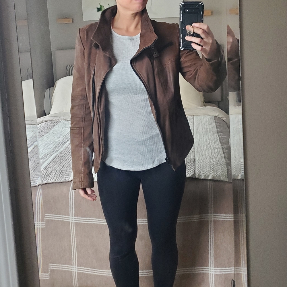 Buffalo Genuine Leather Distressed Jacket - Picture 9 of 12